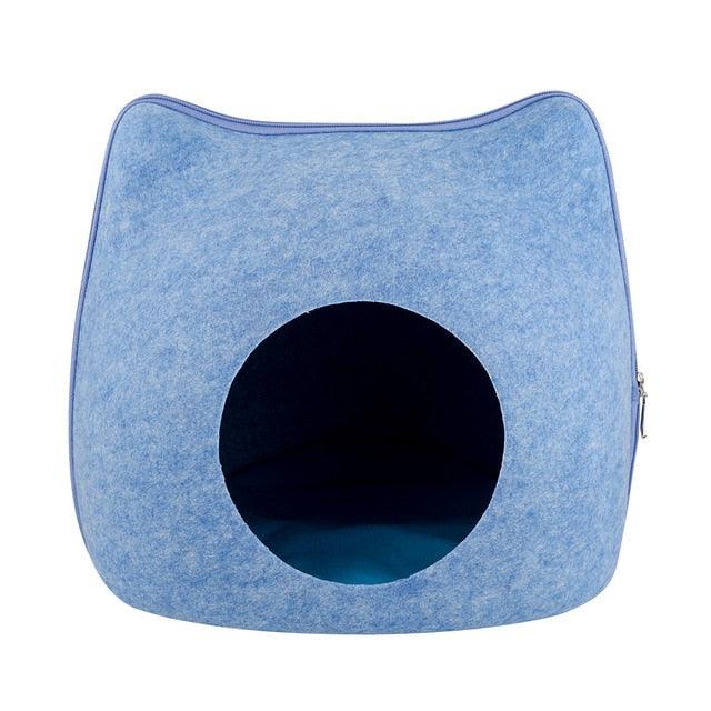 Cama de Gato estilo Cueva - MascotaGadget.com