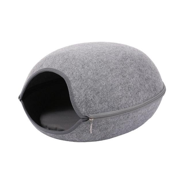 Cama de Gato estilo Cueva - MascotaGadget.com