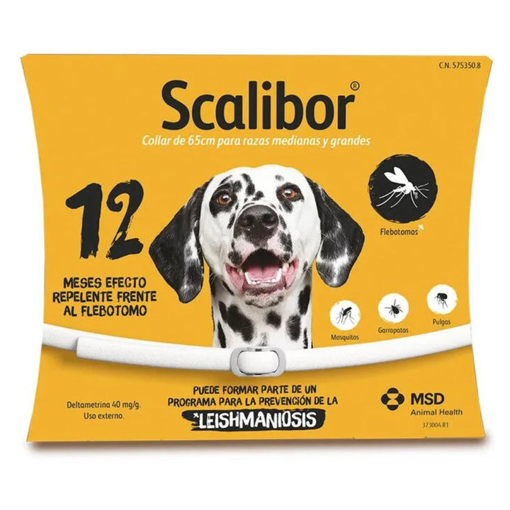 SCALIBOR COLLAR ANTIPARASITARIO PARA PERROS